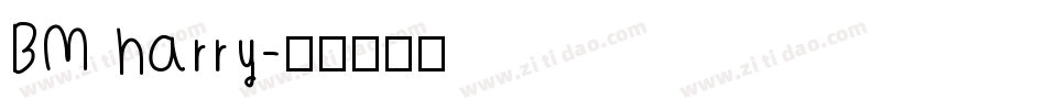 BM harry字体转换